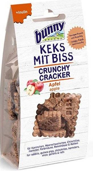 ΣΝΑΚ ΓΙΑ ΧΑΜΣΤΕΡ BUNNY NATURE CRUNCHY CRACKER ΜΕ ΜΗΛΟ (50GR) BUNNY NATURE