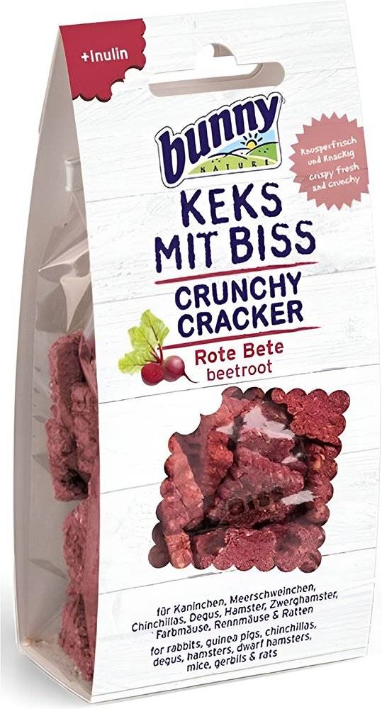 BUNNY NATURE ΣΝΑΚ ΓΙΑ ΧΑΜΣΤΕΡ BUNNY NATURE CRUNCHY CRACKER ΜΕ ΠΑΝΤΖΑΡΙ (50GR)