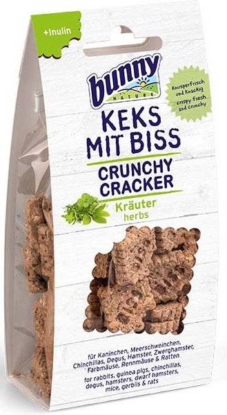 BUNNY NATURE ΣΝΑΚ ΓΙΑ ΧΑΜΣΤΕΡ BUNNY NATURE CRUNCHY CRACKER ΜΕ ΒΟΤΑΝΑ (50GR)