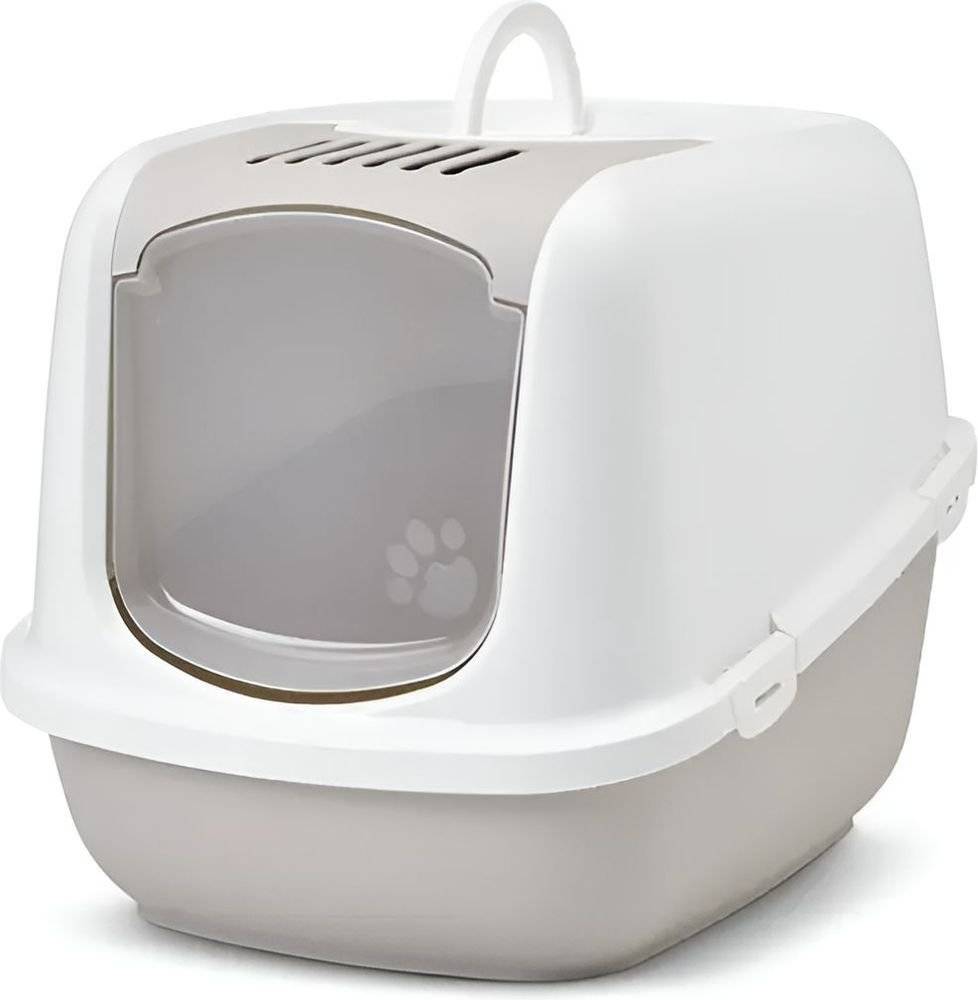 ΤΟΥΑΛΕΤΑ ΓΑΤΑΣ SAVIC NESTOR JUMBO ΤΟΥΑΛΕΤΑ ΚΛΕΙΣΤΗ ΛΕΥΚΟ ΜΟΚΑ (66,5X48,5X46,5CM)