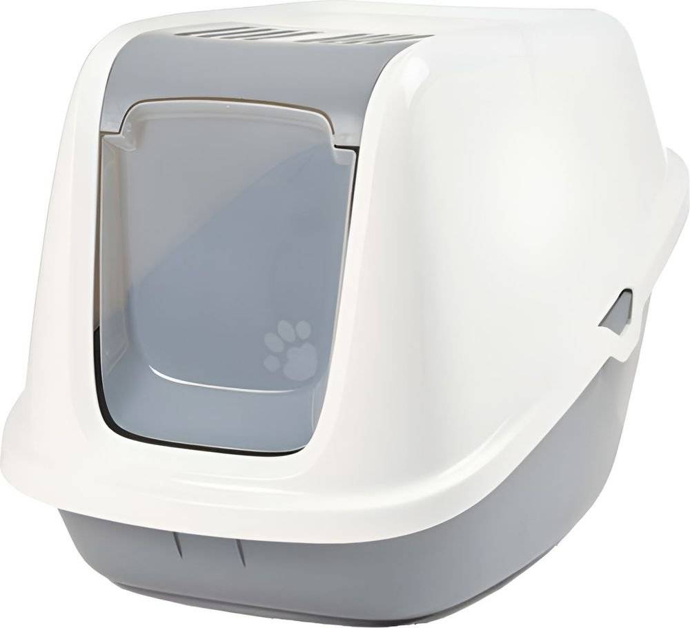 ΤΟΥΑΛΕΤΑ ΓΑΤΑΣ SAVIC NESTOR GIANT ΚΛΕΙΣΤΗ ΛΕΥΚΟ-ΓΚΡΙ (79X59X57CM) SAVIC