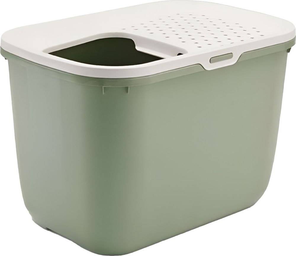 ΤΟΥΑΛΕΤΑ ΓΑΤΑΣ SAVIC HOP IN ΚΛΕΙΣΤΗ ΛΕΥΚΟ ΜΕΝΤΑ (58,5X39X39CM)