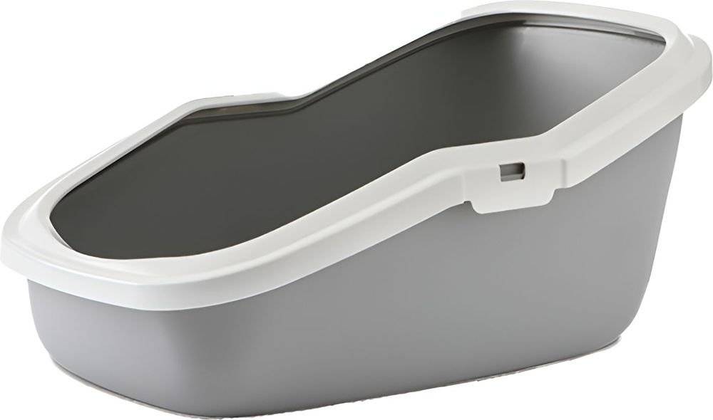 ΛΕΚΑΝΗ ΓΑΤΑΣ SAVIC ASEO ΛΕΥΚΟ ΓΚΡΙ (56X39X27,5CM) SAVIC