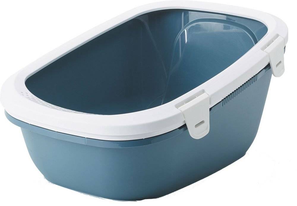 SAVIC ΛΕΚΑΝΗ ΓΑΤΑΣ SAVIC SIMBA SIFT ΒΑΘΙΑ ΜΠΛΕ ΜΕ ΚΟΣΚΙΝΟ (64X46X31CM)