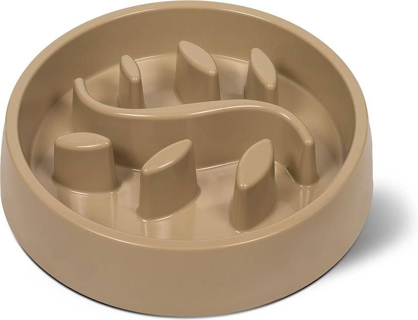 ΜΠΟΛ ΣΚΥΛΟΥ GLEE SLOW DOWN FEEDER ΜΕΛΑΜΙΝΗΣ GREEDY BRANCH ΓΚΡΙ (600ML)