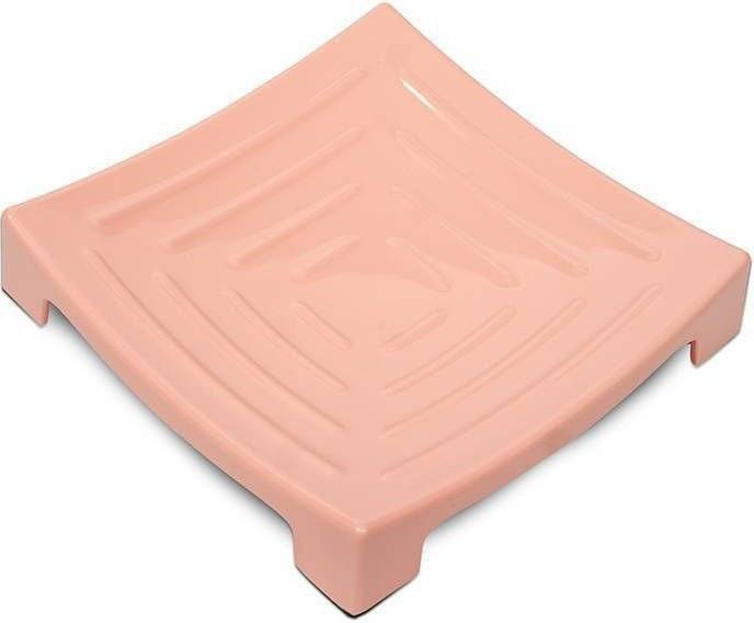 GLEE ΠΙΑΤΟ GLEE CAT DISH SQUARE ΡΟΖ ΜΕΛΑΜΙΝΗΣ