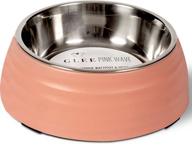 ΜΠΟΛ ΣΚΥΛΟΥ GLEE WAVE ΡΟΖ L (22X21X7CM / 700ML)