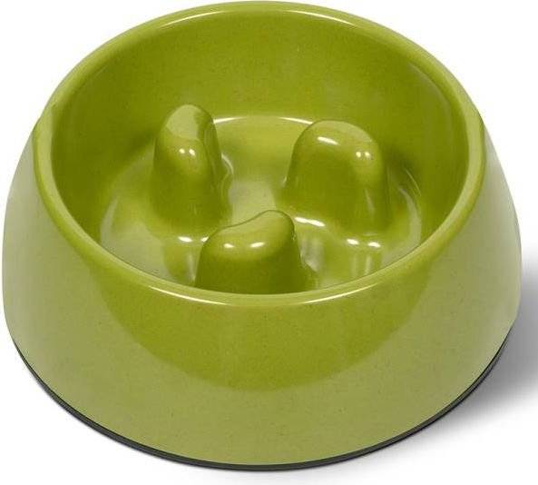 ΜΠΟΛ ΣΚΥΛΟΥ GLEE SLOW DOWN FEEDER BAMBOO SLOPES ΠΡΑΣΙΝΟ L (600ML) GLEE