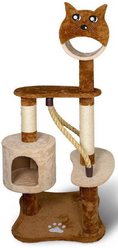 ΝΥΧΟΔΡΟΜΙΟ ΓΑΤΑΣ GLEE PLAYGROUND ΚΑΦΕ (66X51X126CM)