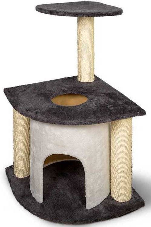 ΟΝΥΧΟΔΡΟΜΙΟ ΓΑΤΑΣ GLEE REA ΓΚΡΙ ΣΚΟΥΡΟ (50X50X86CM)