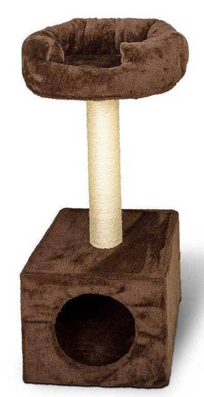 ΝΥΧΟΔΡΟΜΙΟ ΓΑΤΑΣ GLEE ARIADNE ΚΑΦΕ (35X35X67CM) GLEE