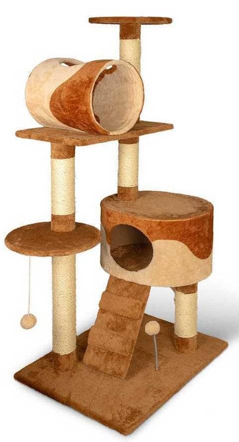 ΝΥΧΟΔΡΟΜΙΟ ΓΑΤΑΣ GLEE THEKLA ΚΑΦΕ (75X51X131CM)