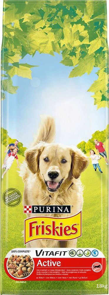 FRISKIES ΞΗΡΑ ΤΡΟΦΗ ΣΚΥΛΟΥ FRISKIES ACTIVE ΒΟΔΙΝΌ 18KG
