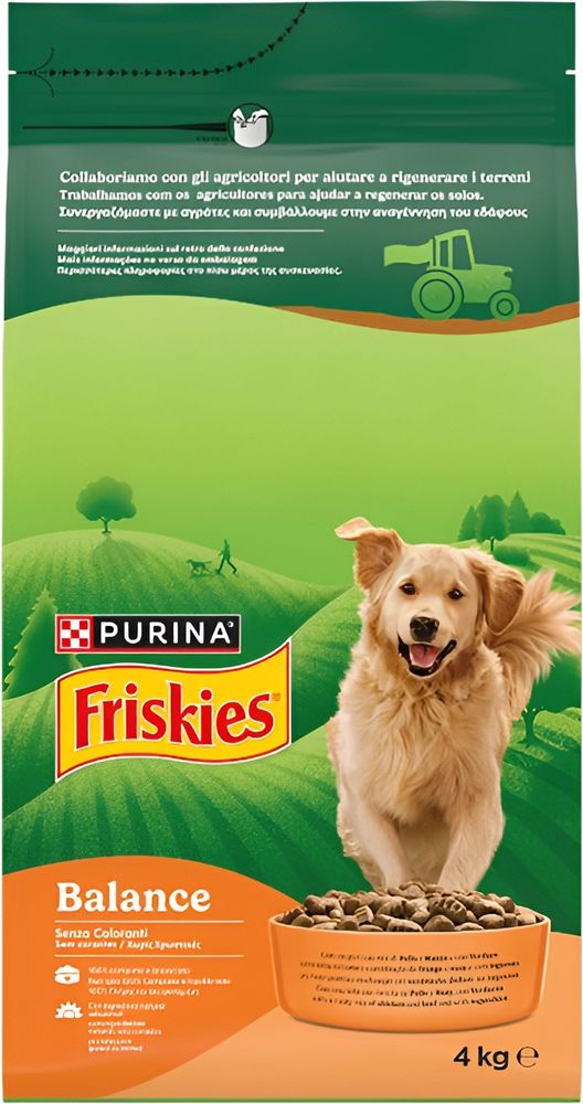 ΞΗΡΑ ΤΡΟΦΗ ΣΚΥΛΟΥ FRISKIES BALANCE ΚΟΤΟΠΟΥΛΟ - ΠΡΟΣΘΕΤΑ ΛΑΧΑΝΙΚΑ 4KG FRISKIES