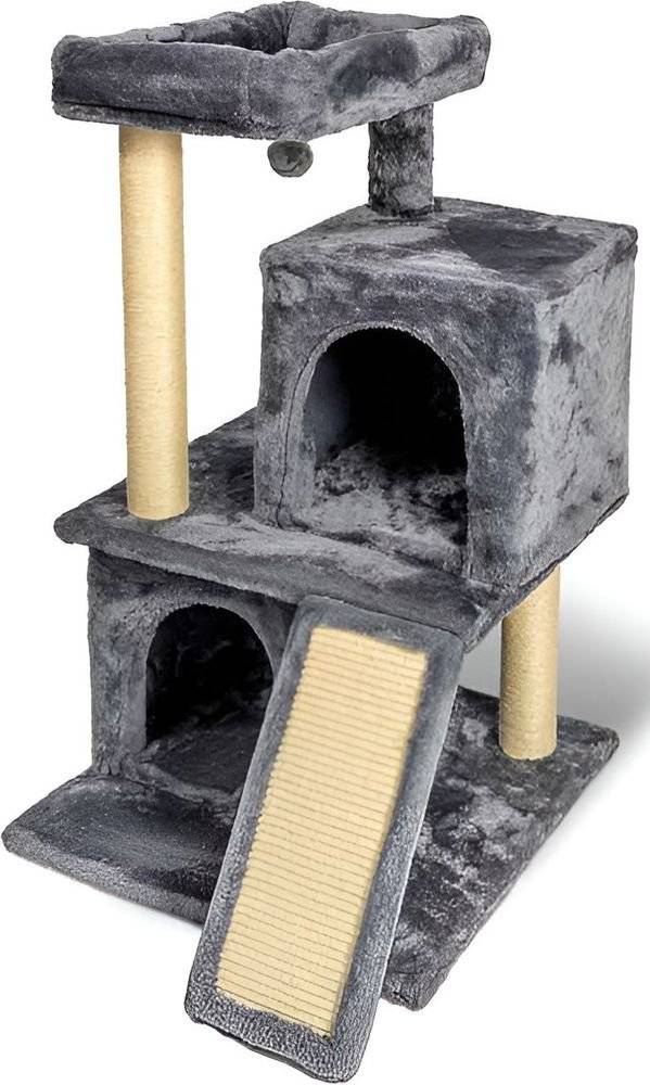 ΝΥΧΟΔΡΟΜΙΟ ΓΑΤΑΣ GLEE INTI ΣΚΟΥΡΟ ΓΚΡΙ (50X50X85CM) GLEE