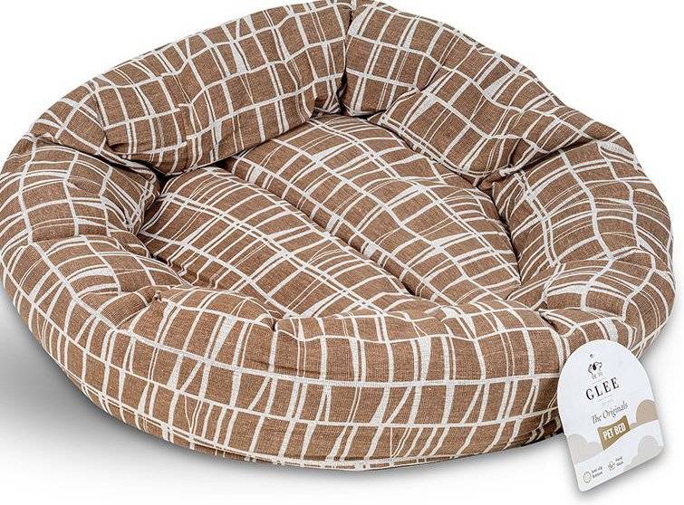 ΚΡΕΒΑΤΙ GLEE ΣΤΡΟΓΓΥΛΟ LINES ΓΚΡΙ (45X15CM) GLEE