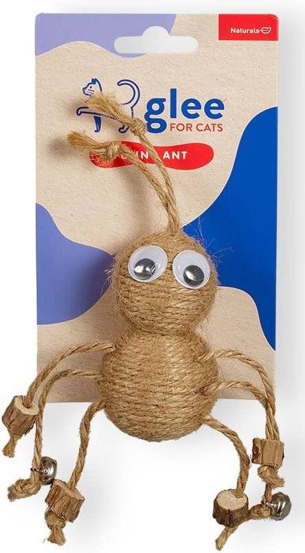 GLEE ΠΑΙΧΝΙΔΙ ΓΑΤΑΣ GLEE FUNNY ANT ME JUTE - ΚΟΥΔΟΥΝΑΚΙ (9X4,7CM)