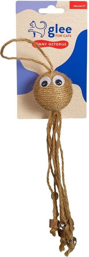 ΠΑΙΧΝΙΔΙ ΓΑΤΑΣ GLEE FUNNY OCTOPUS ME JUTE GLEE