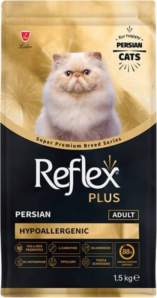 ΤΡΟΦΗ ΓΑΤΑΣ REFLEX PLUS BREED PERSIAN ADULT CAT HYPOALLERGENIC (1,5KG)