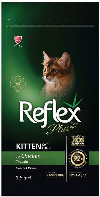 ΤΡΟΦΗ ΓΑΤΑΣ REFLEX PLUS KITTEN CHICKEN (1,5KG)