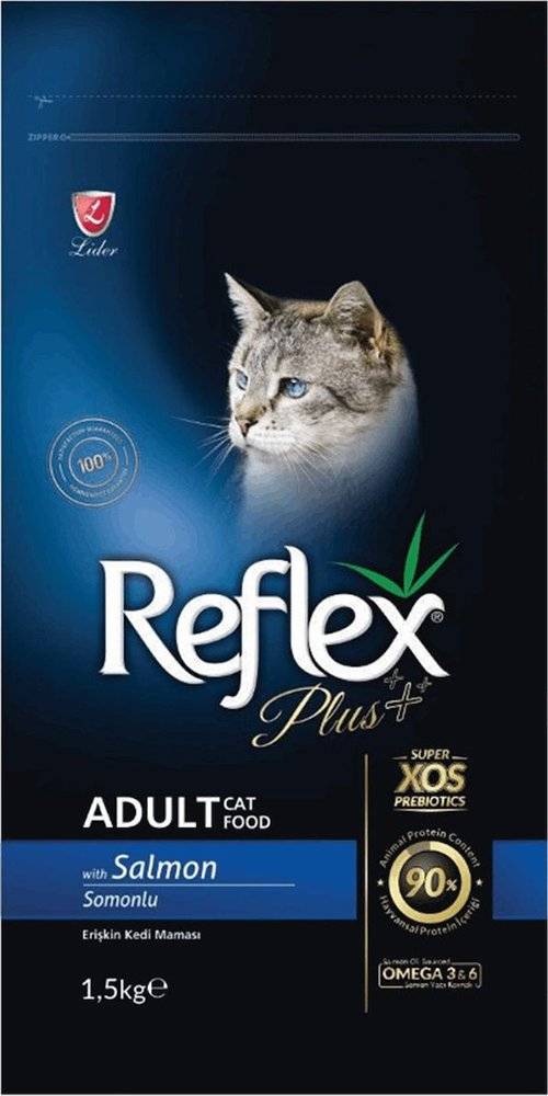ΤΡΟΦΗ ΓΑΤΑΣ REFLEX PLUS CAT ADULT SALMON (1,5KG) REFLEX PLUS