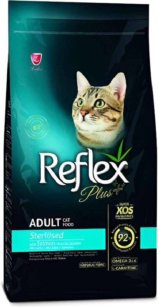 ΤΡΟΦΗ ΓΑΤΑΣ REFLEX PLUS CAT STERILISED SALMON (1,5KG) REFLEX PLUS