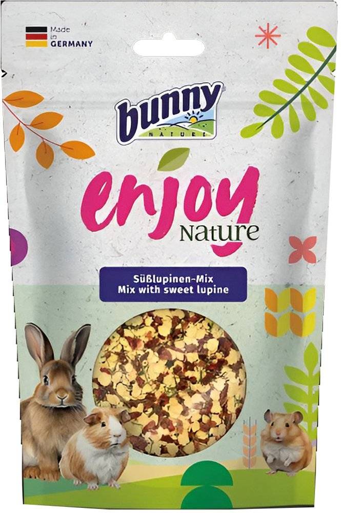 ΛΙΧΟΥΔΙΑ ΤΡΩΚΤΙΚΩΝ BUNNY NATURE ENJOY NATURE ΜΕ ΓΛΥΚΟ ΛΟΥΠΙΝΟ (100GR) BUNNY NATURE