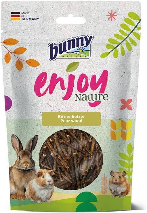BUNNY NATURE ΛΙΧΟΥΔΙΑ ΤΡΩΚΤΙΚΩΝ BUNNY NATURE ENJOY NATURE ΜΕ ΞΥΛΟ ΑΧΛΑΔΙΑΣ (100GR)