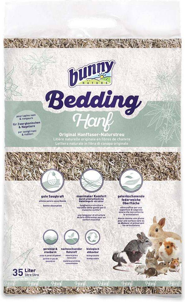 ΣΤΡΩΜΝΗ ΤΡΩΚΤΙΚΩΝ BUNNY NATURE BEDDING HANF HEMP (35L) BUNNY NATURE