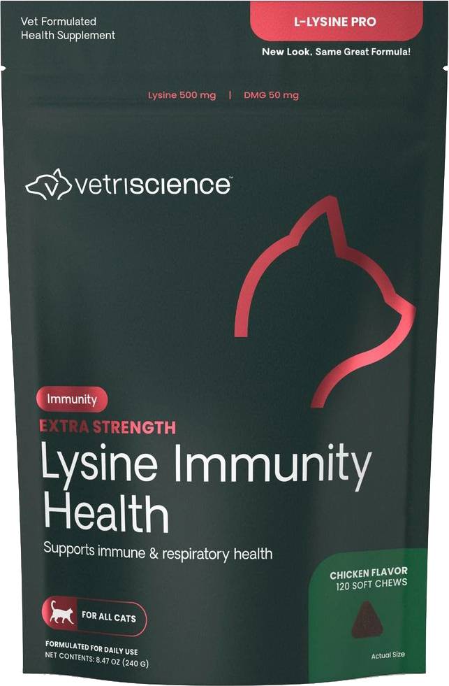 VET EXPERT ΣΥΜΠΛΗΡΩΜΑ ΔΙΑΤΡΟΦΗΣ VETRISCIENCE L-LYSINE PRO (120ΤΜΧ)