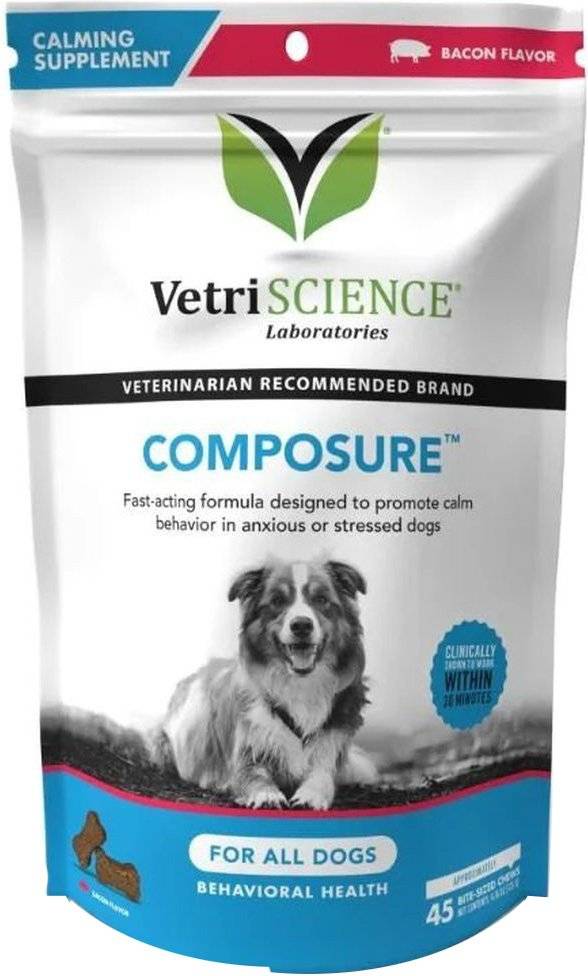 ΣΥΜΠΛΗΡΩΜΑ ΔΙΑΤΡΟΦΗΣ VETRISCIENCE COMPOSURE DOG FLAVOR ΜΠΕΙΚΟΝ (45ΤΜΧ) VETRISCIENCE