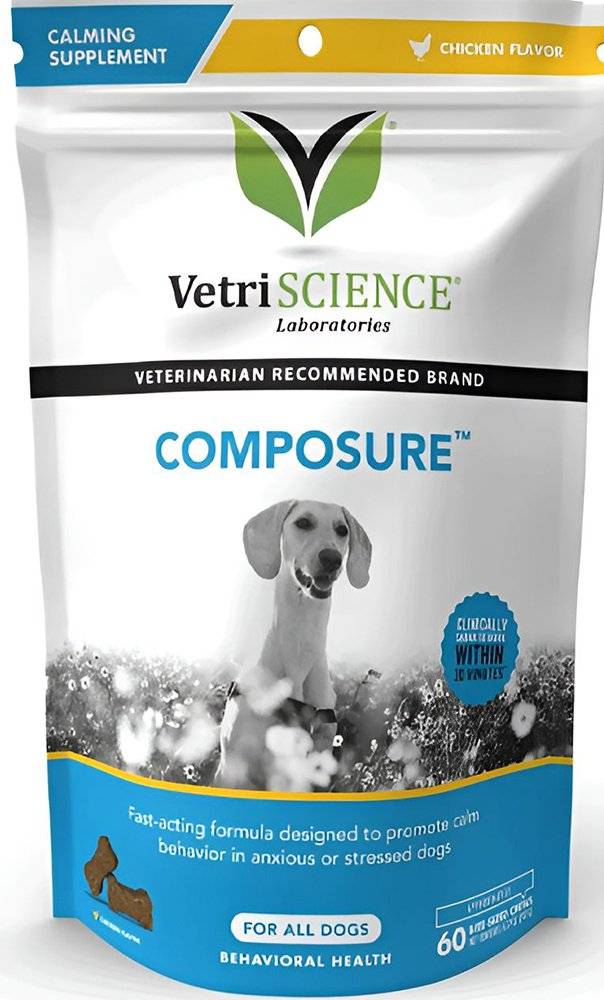 VETRISCIENCE ΣΥΜΠΛΗΡΩΜΑ ΔΙΑΤΡΟΦΗΣ VETRISCIENCE COMPOSURE DOG BITE SIZED (60ΤΜΧ)