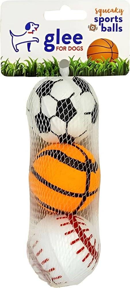 ΠΑΙΧΝΙΔΙ GLEE SQUEAKY SPORTS BALLS 5CM (3ΤΜΧ) GLEE