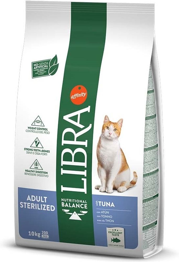 LIBRA ΤΡΟΦΗ ΓΑΤΑΣ LIBRA ADULT STERILISED ΚΟΤΟΠΟΥΛΟ 10KG