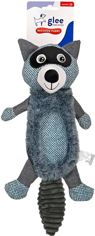 GLEE ΠΑΙΧΝΙΔΙ GLEE RACCOON FURRY BELLY SQUEAKΥ (41CM)