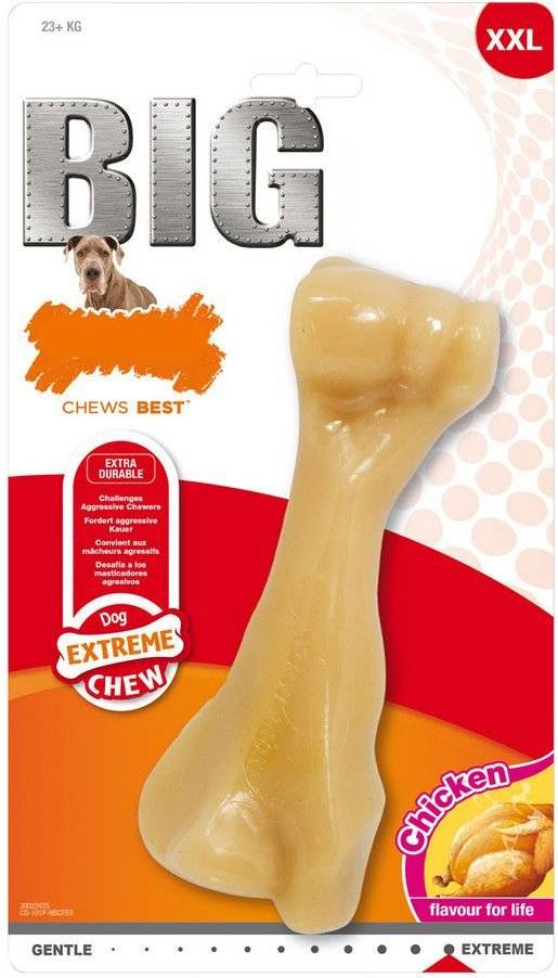 ΜΑΣΗΤΙΚΟ ΠΑΙΧΝΙΔΙ NYLABONE CHEW CHICKEN BONE XXL NYLABONE