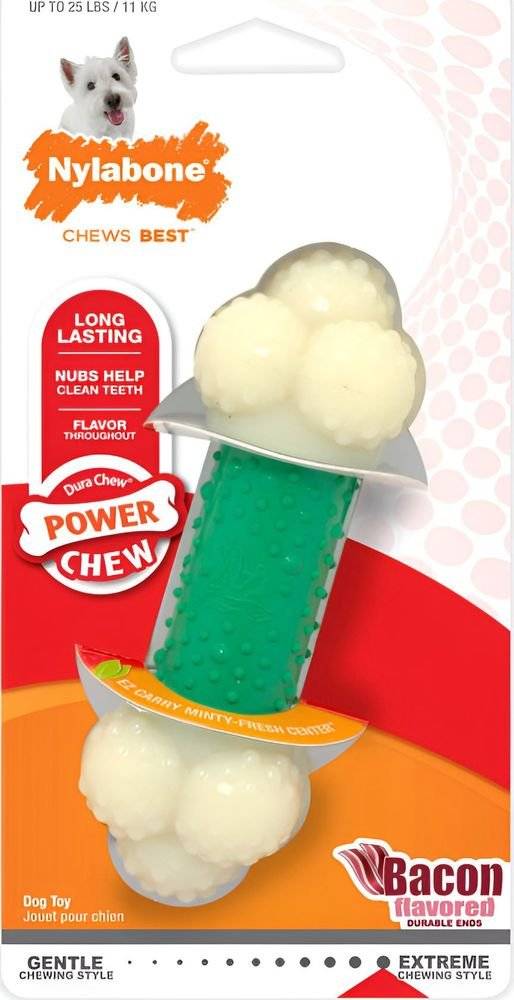 ΜΑΣΗΤΙΚΟ ΠΑΙΧΝΙΔΙ NYLABONE DOUBLE ACTION BACON S NYLABONE