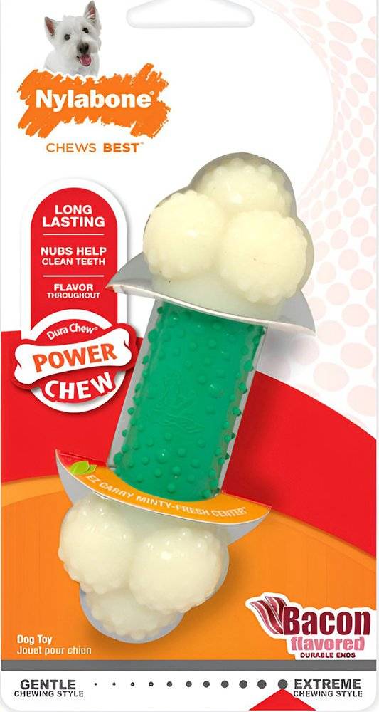 ΜΑΣΗΤΙΚΟ ΠΑΙΧΝΙΔΙ NYLABONE EXTREME DOUBLE ACTION BACON M