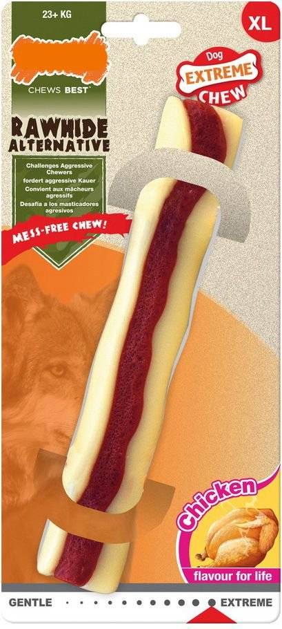 ΜΑΣΗΤΙΚΟ ΠΑΙΧΝΙΔΙ NYLABONE EXTREME CHEW RAWHIDE ROLL XL NYLABONE