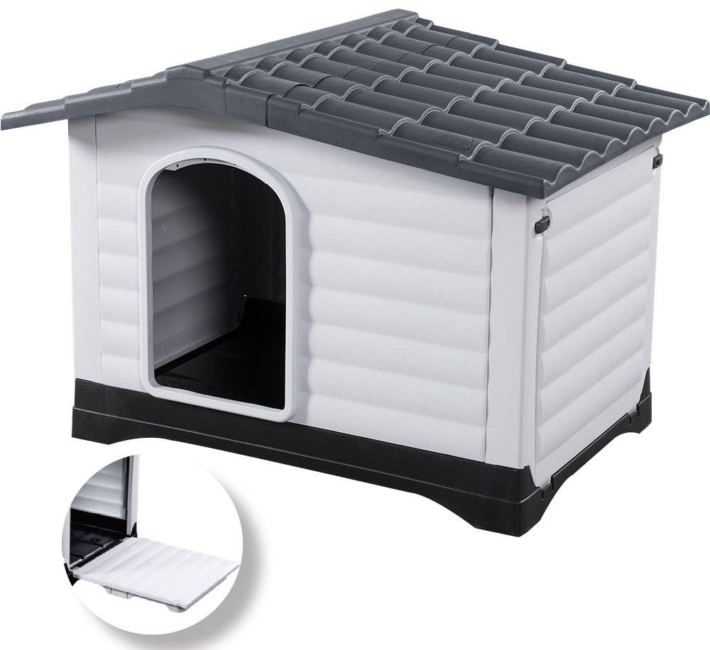 ΣΠΙΤΑΚΙ ΣΚΥΛΟΥ GLEE OLYMPUS GREY L (111,1Μ X Π83,8 X Υ80,4CM)