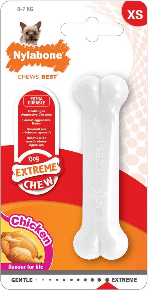 ΜΑΣΗΤΙΚΟ ΠΑΙΧΝΙΔΙ NYLABONE CHEW CHICKEN XS