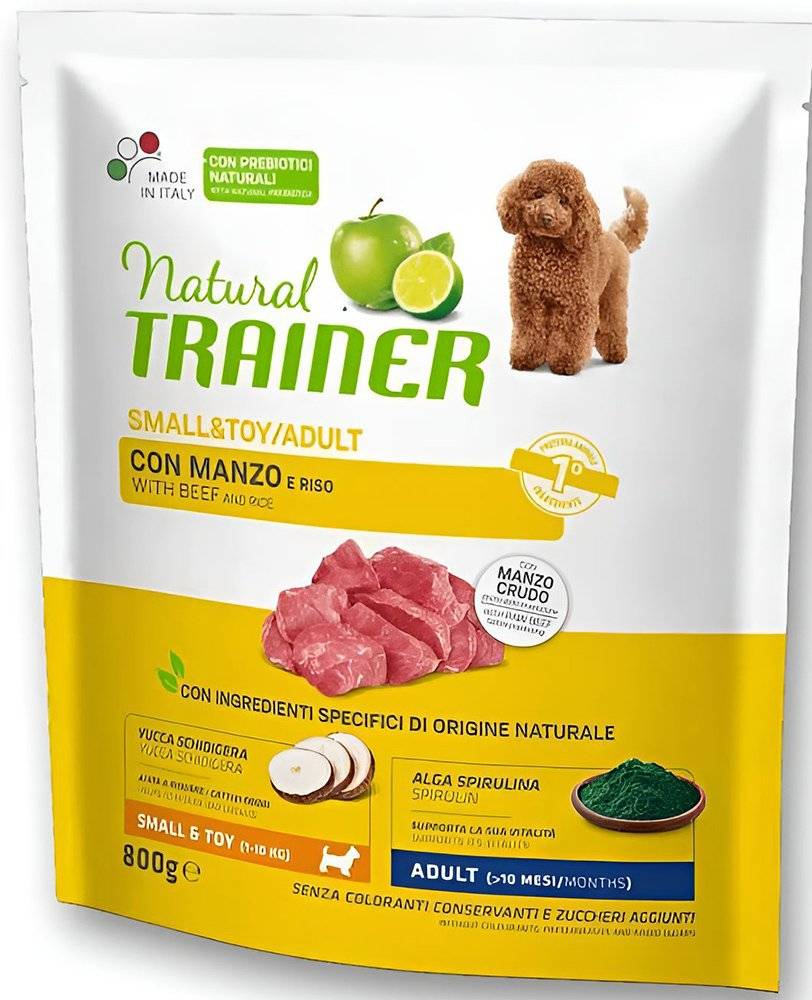 TRAINER ΤΡΟΦΗ ΣΚΥΛΟΥ TRAINER NATURAL MINI ADULT ΒΟΔΙΝΟ (800GR)