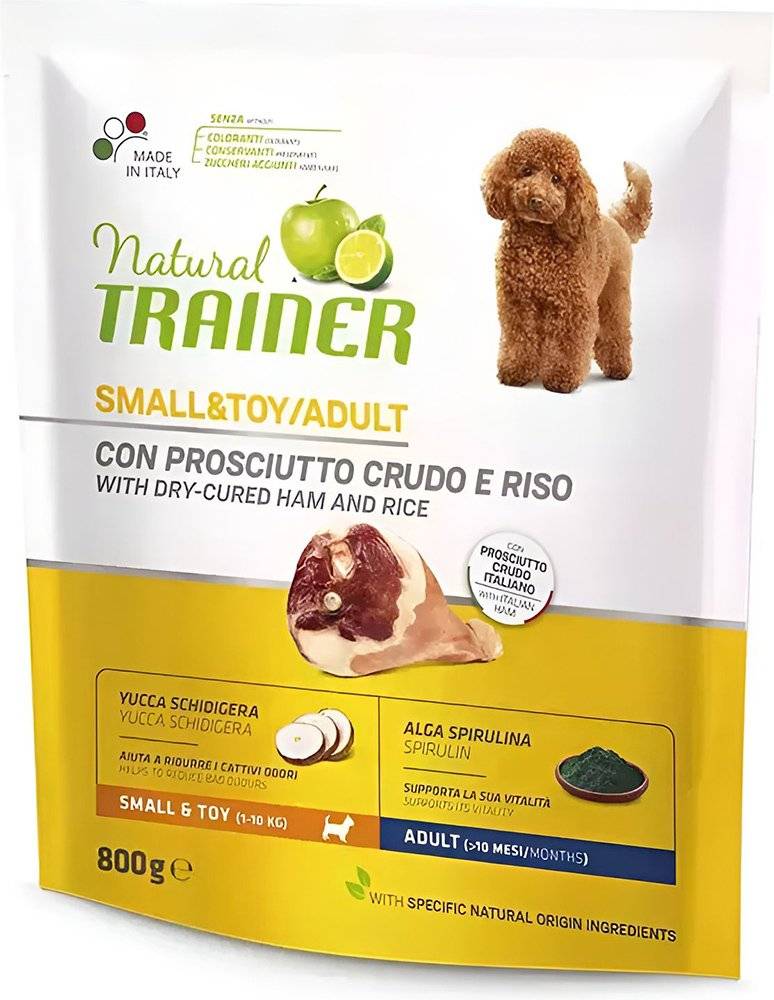 ΤΡΟΦΗ ΣΚΥΛΟΥ TRAINER NATURAL MINI ADULT ΠΡΟΣΟΥΤΟ (800GR)