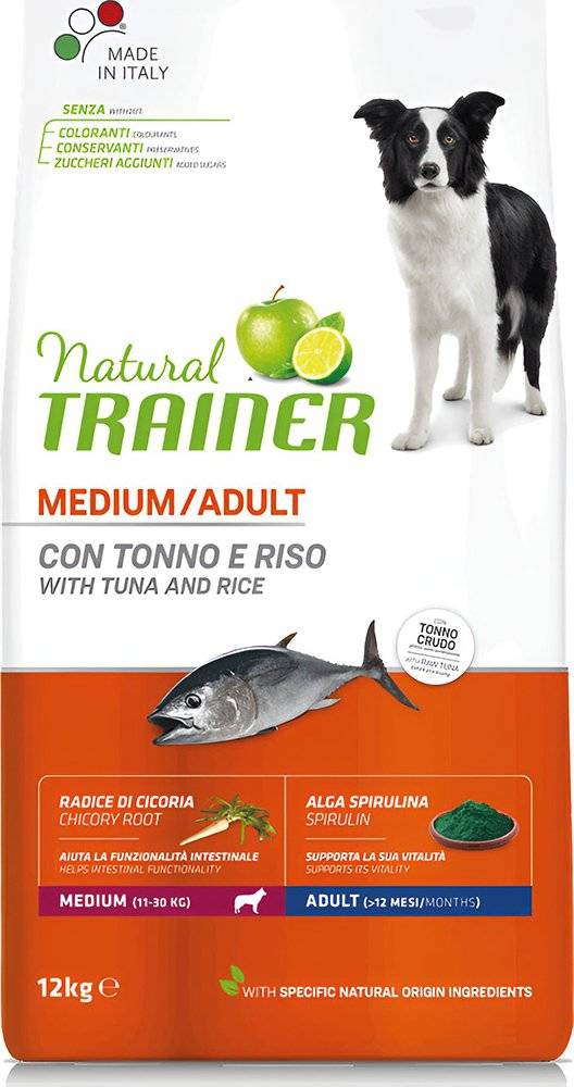ΤΡΟΦΗ ΣΚΥΛΟΥ TRAINER MEDIUM ADULT ΤΟΝΟΣ (12KG) TRAINER