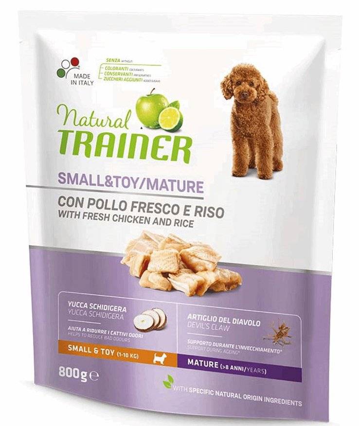 ΤΡΟΦΗ ΣΚΥΛΟΥ TRAINER NATURAL MINI MATURITY ΚΟΤΟΠΟΥΛΟ (800GR)