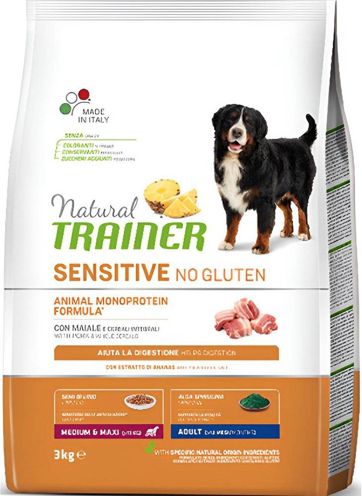 ΤΡΟΦΗ ΣΚΥΛΟΥ TRAINER SENSITIVE ADULT M/M ΧΟΙΡΙΝΟ (3KG) TRAINER