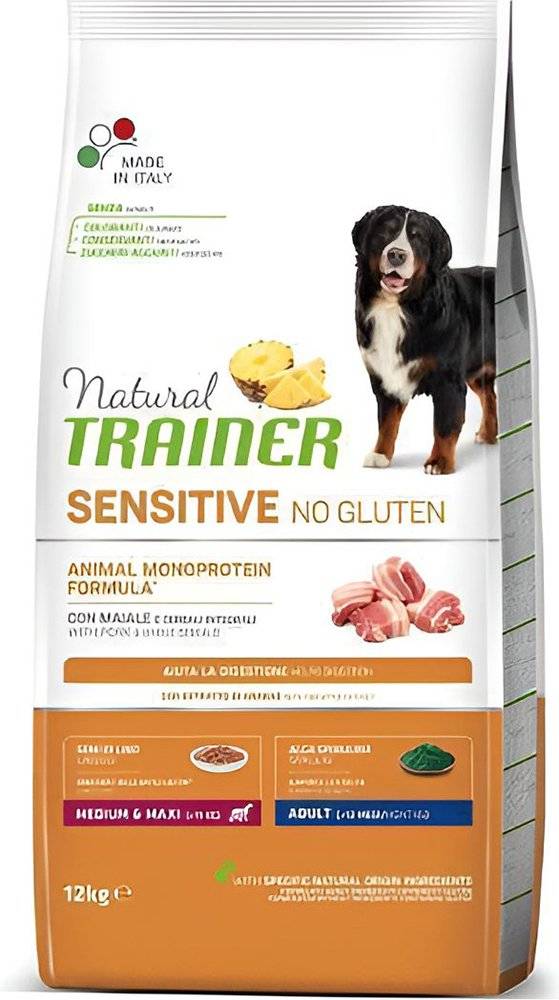 ΤΡΟΦΗ ΣΚΥΛΟΥ TRAINER SENSITIVE ADULT M/M ΠΑΠΙΑ (12KG) TRAINER