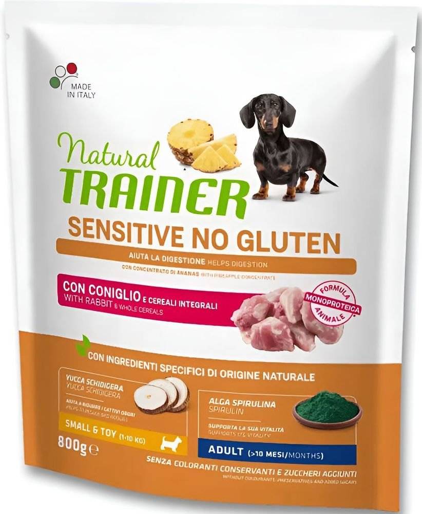 ΤΡΟΦΗ ΣΚΥΛΟΥ TRAINER SENSITIVE ADULT ΜΙΝΙ NO GLUTEN ΚΟΥΝΕΛΙ (800GR)