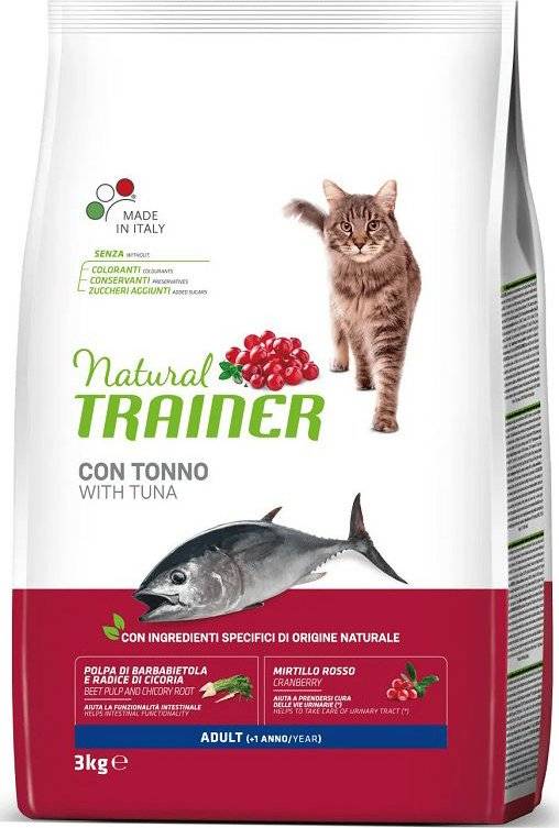 ΤΡΟΦΗ ΓΑΤΑΣ TRAINER NATURAL CAT ADULT ΤΟΝΟΣ (3KG)