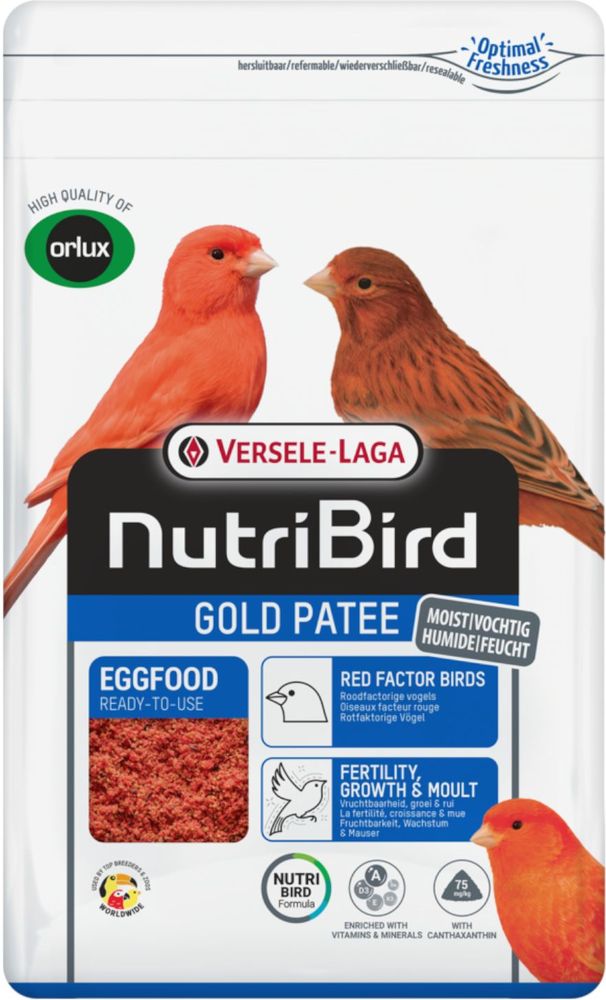 ΑΥΓΟΤΡΟΦΗ ΥΓΡΗ ORLUX GOLD PATEE ΚΟΚΚΙΝΗ ΓΙΑ ΚΑΝΑΡΙΝΙΑ (1KG)